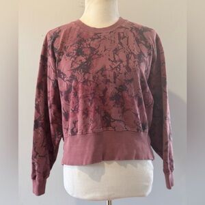 Joy Lab Tie-Dye Cropped Crewneck Sweatshirt – Size Small